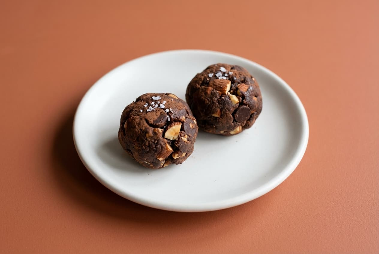 Crunchy Dark Chocolate Almond Bites