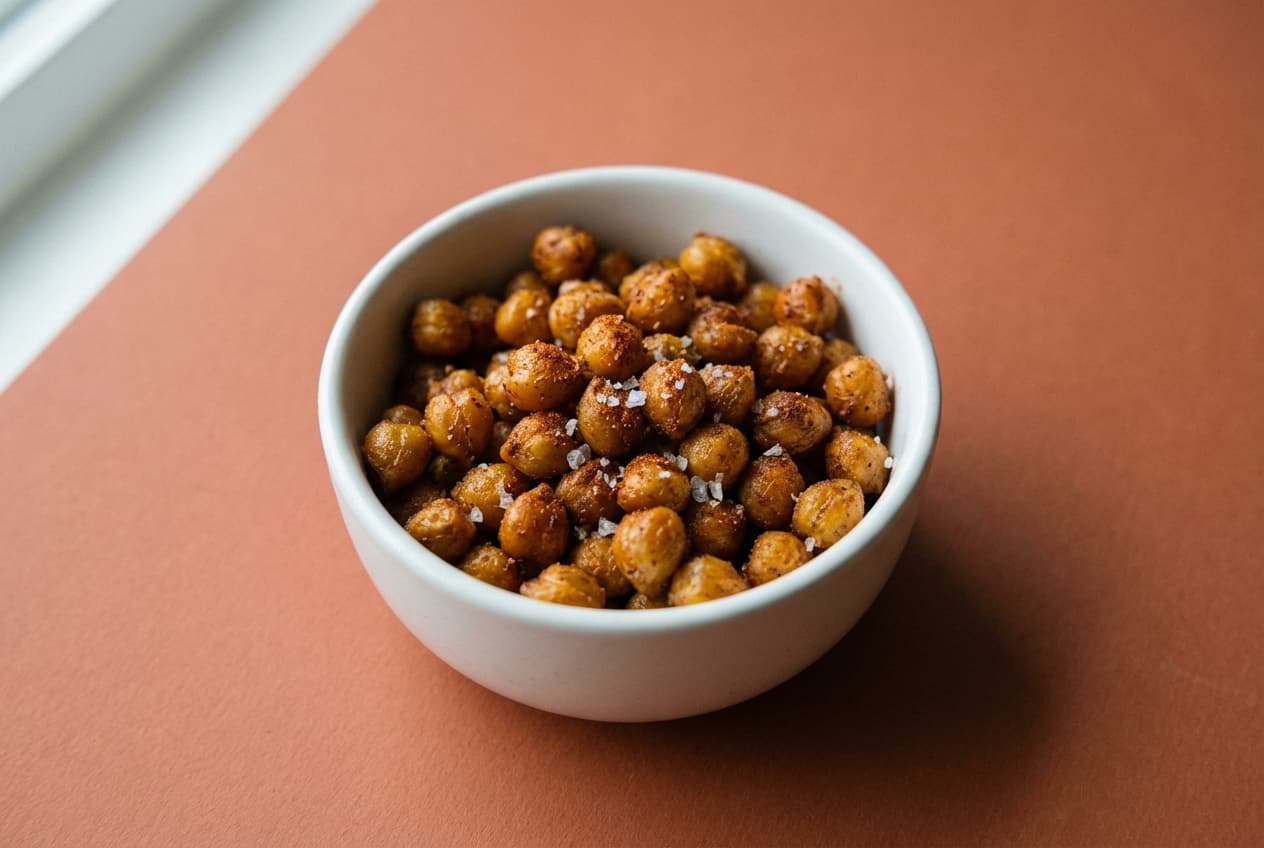 Crunchy Spiced Chickpea Bites