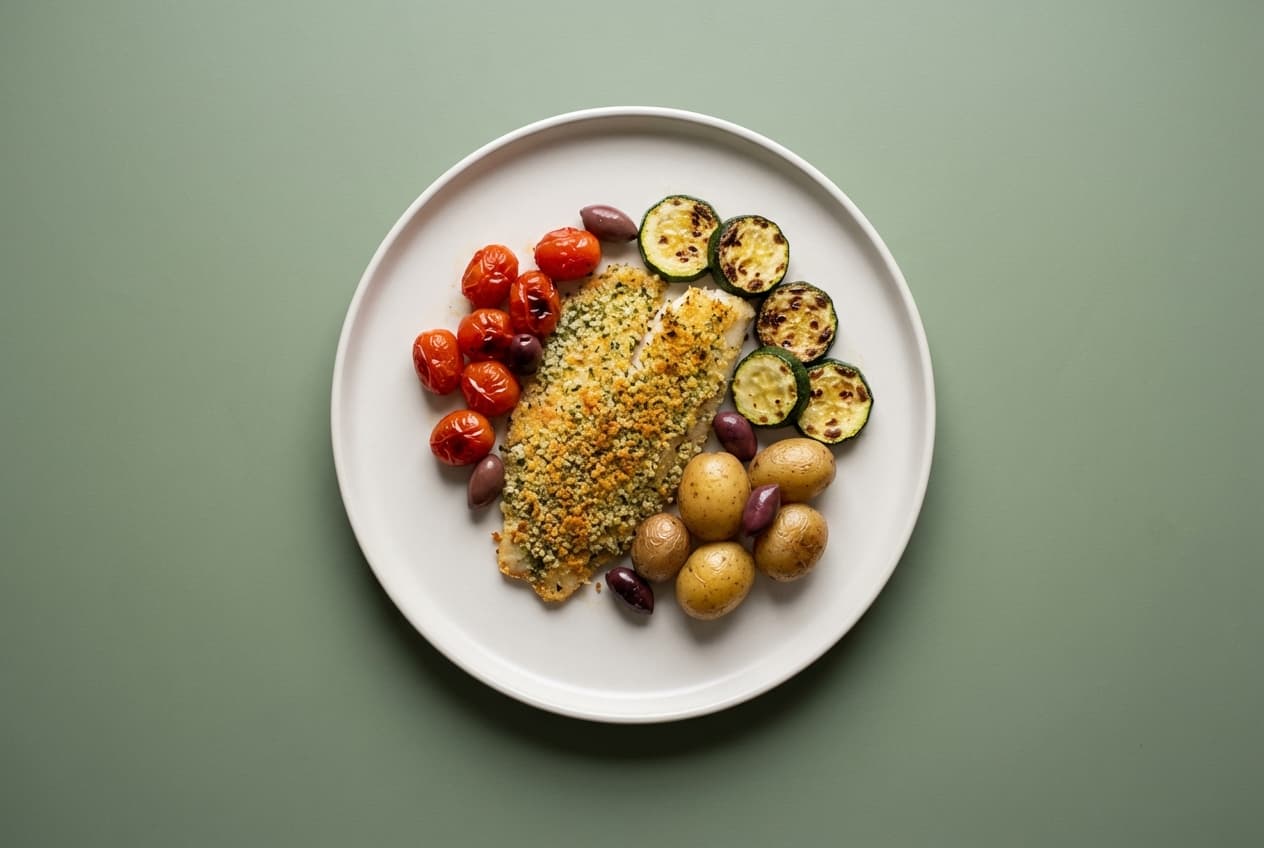 Herb-Crusted Mediterranean Tilapia