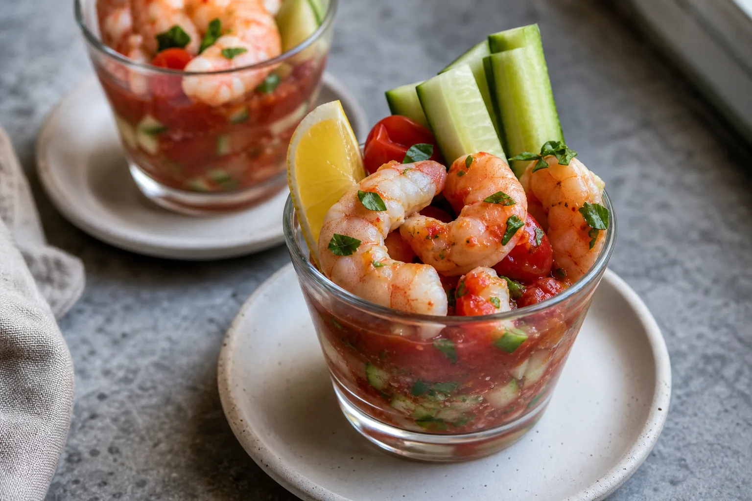 Shrimp Cocktail Cucumber Snack Cup