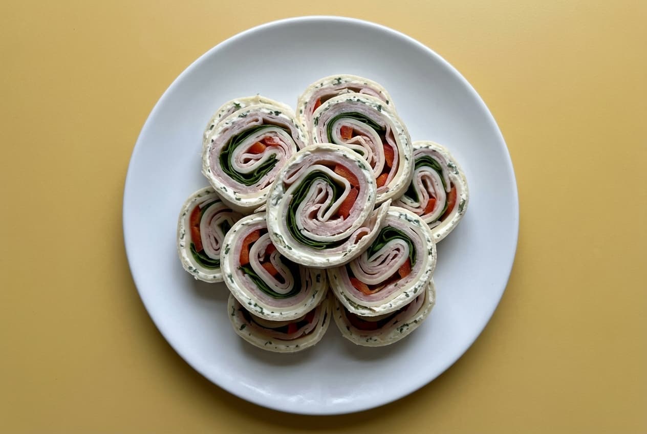 Turkey & Cheddar Protein Pinwheels